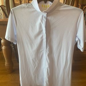 NWT DADA Sport Helios Riding Competition Polo Shirt -Sky Blue XL
